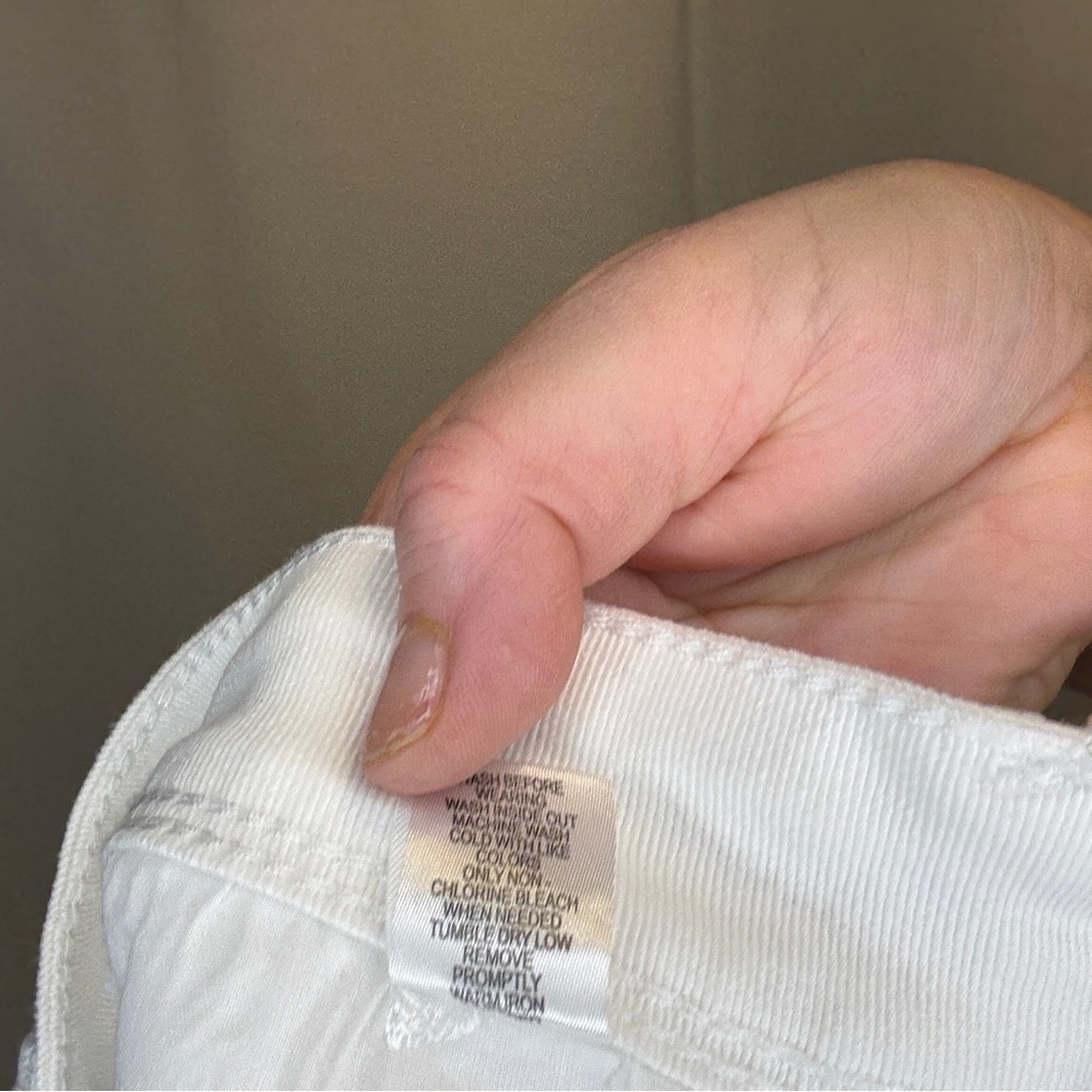 H&H (Harmony & Havoc White Skinny Jeans with Stretchy Fit shirt Size 12 - Picture 8 of 8